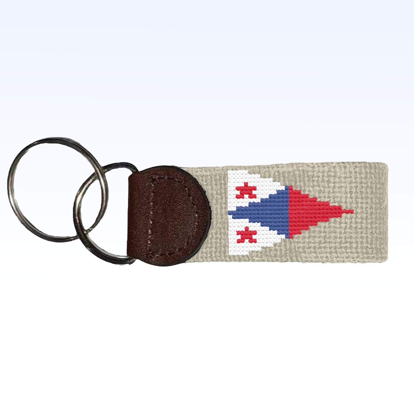 CUSTOM NEEDLEPOINT KEY FOB