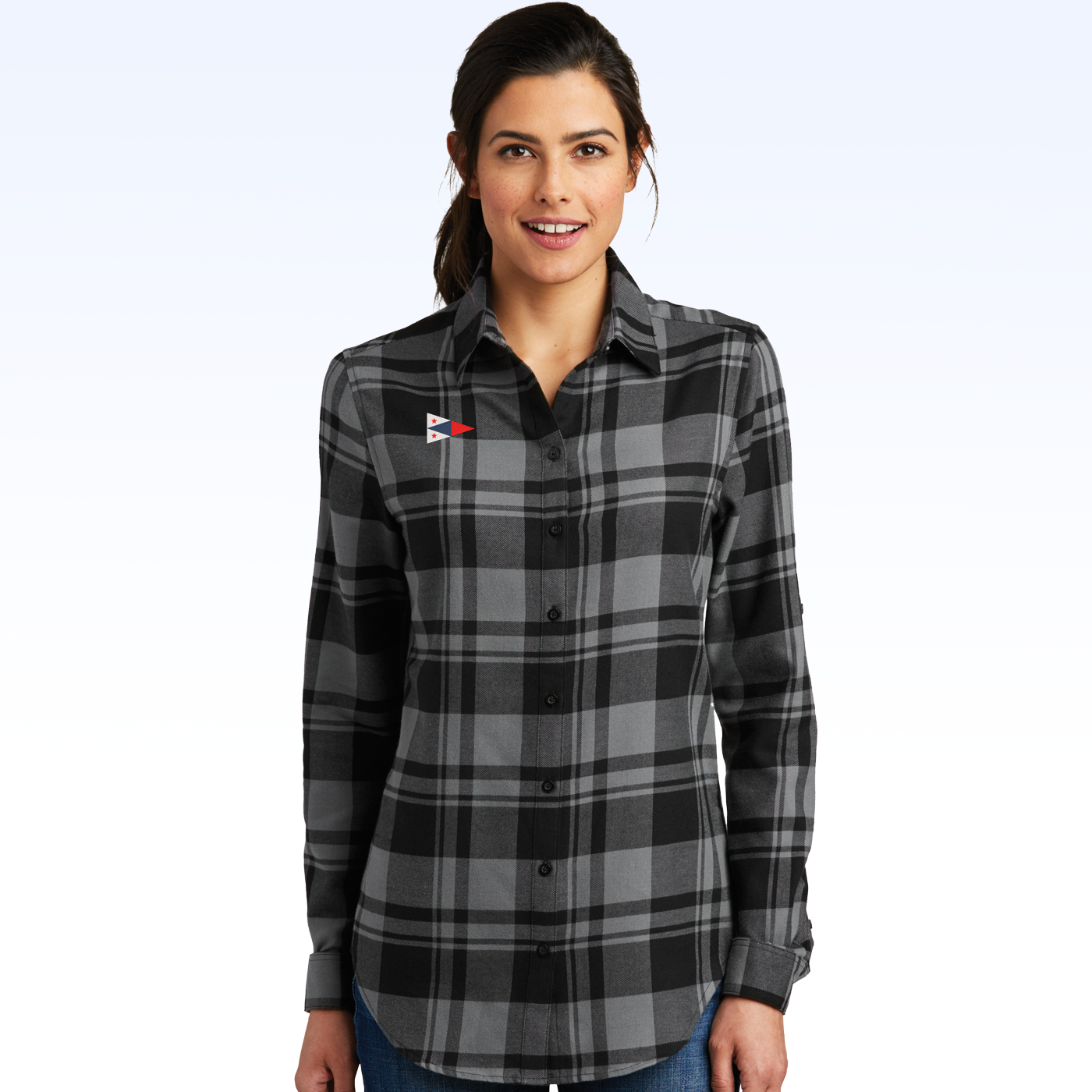 LADIES PLAID FLANNEL TUNIC